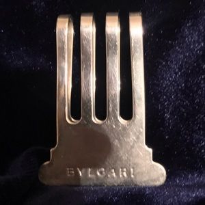 Bvlgari Sterling Silver Money Clip